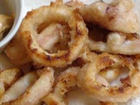 揚げないのにカラッと美味 イカのリングフライ レシピ 作り方 By とこと11 楽天レシピ 揚げないのにカラッと美味 イカのリングフライ レシピ 作り方 By とこと11 楽天レシピ